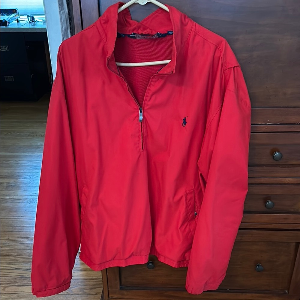 Polo Ralph Lauren Red Windbreaker Jacket